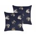 Beliani Almofada decorativa GOLDENROD 45x45 Preto