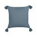 Beliani Cojín decorativo SETARIA Azul