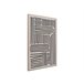 Quadro ATIK 92x62 cm marca CONFORAMA Preto