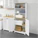Armário de casa de banho com 5 prateleiras BZR44-W SoBuy Branco