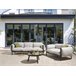 Beliani Conjunto lounge ESPERIA Cinza Claro
