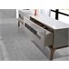 Mesa de TV em madeira de nogueira e cinzento com iluminação interior Cinza