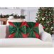 Beliani Almofada decorativa MARSHMALLOW Vermelho