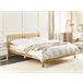 Beliani Cama com estrado Pinho MAYENNE Castanho