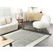 Beliani Entrelaçado KETENLI 160x230 Branco/ Bege