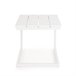 Mesa de centro de jardim de design branco Share 43x42 Branco/cinza
