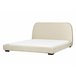 Beliani Cama de água Poliéster ROISEL 181x226 Creme