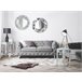 Beliani Pelos curtos AGACLI 160x230 Cinza Claro
