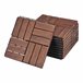 Conjunto de 10 ladrilhos Alliste click 12 ripas acácia/plástico Castanho