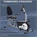Bicicleta Estática Aço e ABS HOMCOM Preto / Cinza