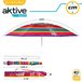 Guarda-sol de praia teto ventilado + proteção UV50 Aktive Beach Multicor