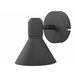 Beliani Candeeiro de parede MERSEY Preto