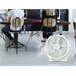 Ventilador industrial 110 W com 5 lâminas e 3 velocidades Branco