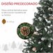 Árvore de Natal Artificial 180cm PVC HOMCOM, casa - natal Verde