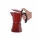 Cafeteira Italiana Cafetera de inducción Vermelho