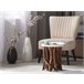 Beliani Mesa de jantar HUDSON 36x36 Branco