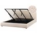 Beliani Cama baú Bouclé BLAGNAC 200x228 Creme