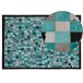 Beliani Pelos curtos NiKFER 140x200 Turquesa