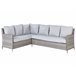 Beliani Conjunto lounge LACONA Cinza Escuro