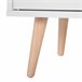 Armário Particle Board HOMCOM, casa - móveis de armazenamento 80 Branco