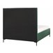 Beliani Cama baú Veludo SEZANNE 150x215 Cinza