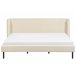 Beliani Cama Terciopelo ARETTE 204x206 Bege