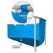 Piscina circular desmontável de 700 L c/toldo desmontável Canopy Metal Frame INTEX Azul