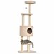 Arranhador para Gatos Aglomerado e Sisal PawHut Bege