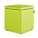 Puff Cube Arcon Leatherette Abafador marinho interno HAPPERS Verde