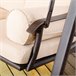 Baloiço de Jardim Metal e Poliéster Outsunny Bege