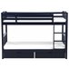 Beliani Beliche Pinho REVIN 87x208 Azul Marino