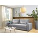 Sofá-cama PIA 3 lugares com arca cinzento Cinza