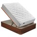 Colchão PEGASUS 8K BULTEX material celular com sommier grátis Pikolin color cerejeira 
