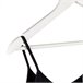 Max Home Pack de 10 cabides de madeira Branco
