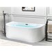 Beliani Banheira GOCTA 167x73 Branco
