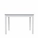 Conjunto de mesa com 4 cadeiras VERSALLES Branco/cinza