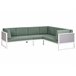 Beliani Conjunto lounge CASTELLA GR1531651