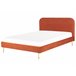 Beliani Cama com estrado Veludo FLAYAT 193x215 Multicor