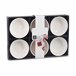 Conjunto de 6 taças para aperitivos em porcelana coleção VESSIA Branco