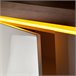 Aparador LED de 3 portas Teo 159 Branco/ Madeira