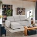 Chaise longue com cama HARRISON Bege