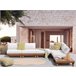 Beliani Conjunto lounge SANZA Branco