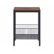 Beliani Mesa de apoio KENNER 40x40 Castanho