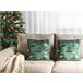 Beliani Almofada decorativa GOLDSPRUCE 45x45 Verde