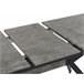 Beliani Mesa de centro AVOCA 80x140 Cinza Claro