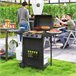 Barbecue a Gás Aço e ABS Outsunny Preto