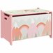 Baú de Brinquedos MDF ZONEKIZ 37 Rosa