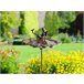Beliani Fuente de bano para pájaros MAGPIE Castanho