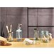 Beliani Conjunto de accesorios de baño AMARGA Verde