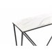 Beliani Consola HAZEN 100 Branco/ Preto
